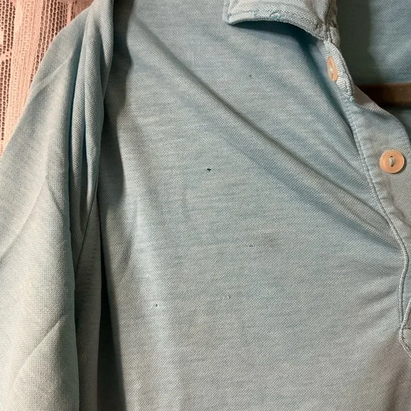 Peter Millar Teal Polo Shirt size medium - Picture 6 of 6